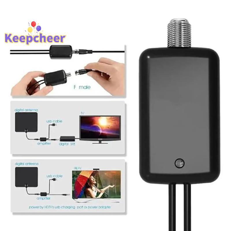 [Keepcheer] Bộ khuếch đại ăng-ten TV kỹ thuật số Tăng cường tín hiệu Bộ thu tín hiệu TV 4K UHD HD Mới