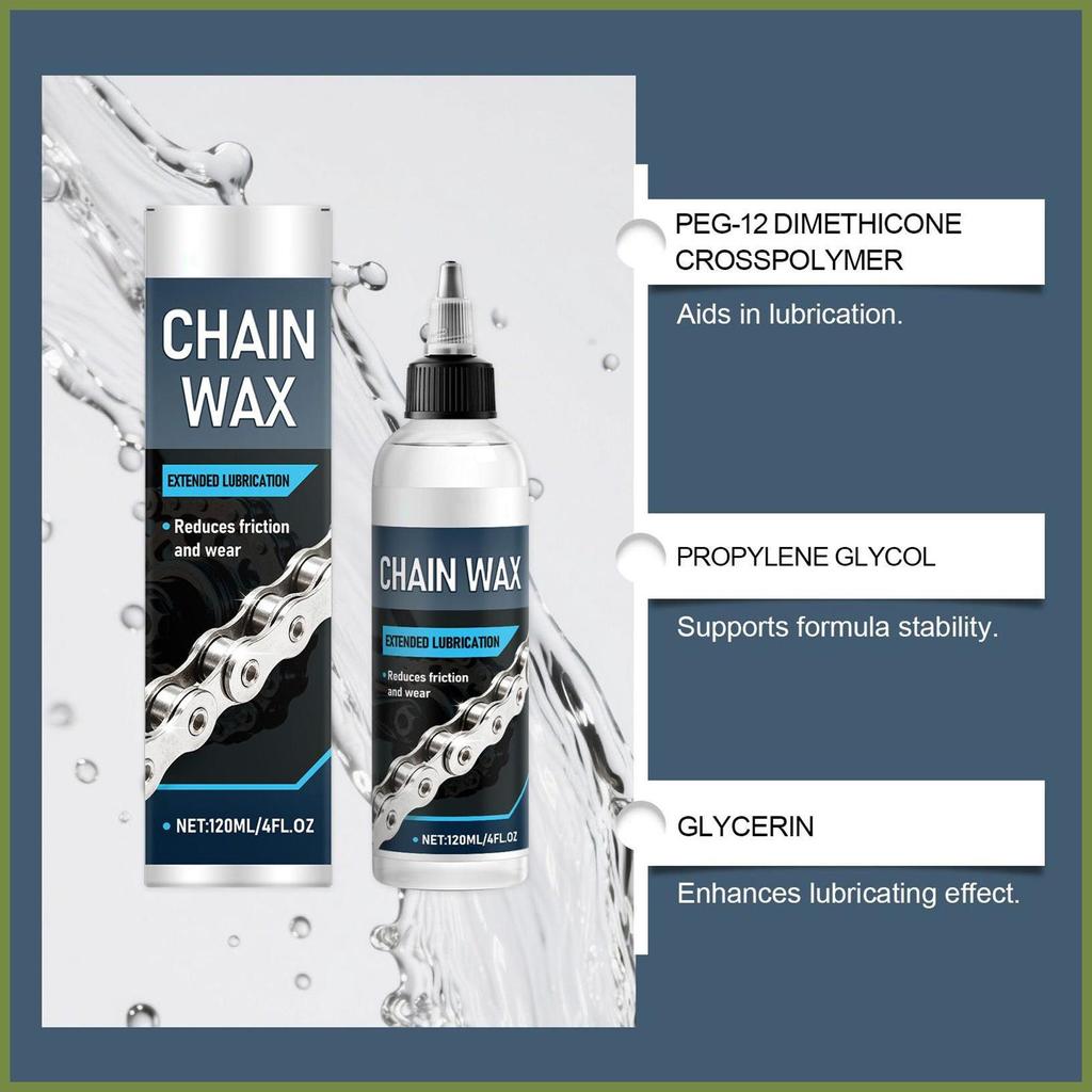Tẩy Rửa Dây Xích Chain Wax 120ml - Loại Bỏ Dầu Mỡ Hiệu Quả Cho Xe Đạp Và Máy Móc