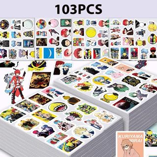 103 Chiếc Ám Sát Lớp Học Anime Miếng Dán Đồ Chơi Trẻ Em DIY Điện Thoại Hành Lý Tủ Lạnh Máy Tính Xách Tay Miếng Dán