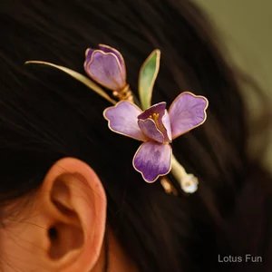 Mới! Phụ Kiện Tóc Phong Cách Trung Hoa Với Nhụy Hoa Gỗ Đàn Hương, Tassel và Hairpin Cho Hanfu