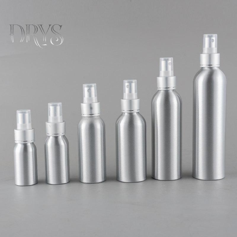 (TFT) 50 / 100 / 120 / 150 / 200 / 250ml Chai nhôm rỗng Chai mỹ phẩm Chai phun kim loại Mini Kích thước du lịch cho mỹ phẩm MỚI
