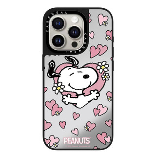 Ốp Điện Thoại Gương Chất Lượng Cao Tình Yêu Snoopy Thích Hợp Cho iPhone 17ProMax 17pro 17 air 16promax 16 15promax 15 14promax 13 13promax Ốp Lưng Cứng Chống Rơi Thời Trang