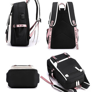 Ba lô trẻ em lạc lối cho học sinh Công suất lớn In nhẹ SKZ IT TAPE DO IT School Bag