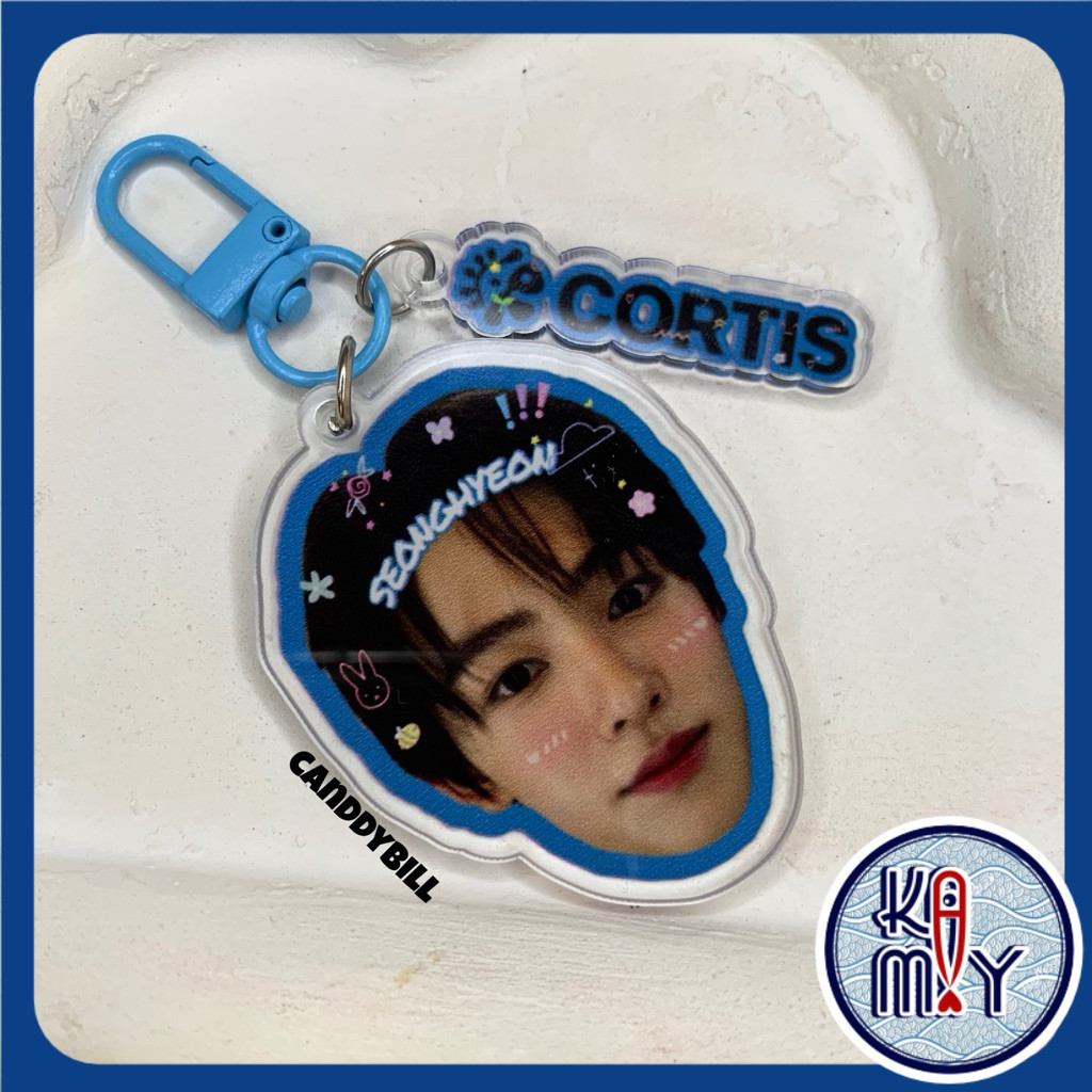 GANTUNGAN Keychain CORTIS kpop key chain accessories acrylic Keychain 2 sides kpopers