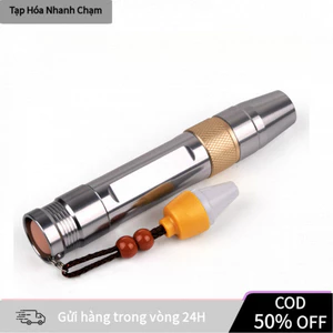 【COD】Đèn pin UV cầm tay với 3 chế độ ánh sáng, dùng để soi tiền, đá quý, giấy tờ và kiểm tra một số loại thực phẩm thông