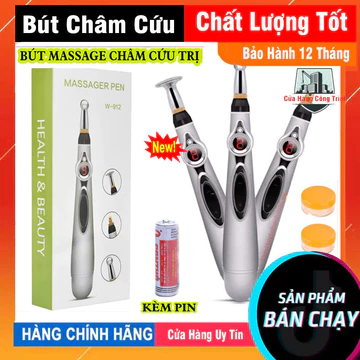 Bút Châm Cứu Tri Liệu Xung Điện Massager Pen DF-618 Cao Cấp, Máy Châm Cứu, Bút Dò Huyệt Xung Điện Châm Cứu Trị Liệu