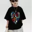 Tròn Tay Họa Tiết, Dễ Phối, Áo Thun Bé Trai, 100% Cotton, Thoáng Khí