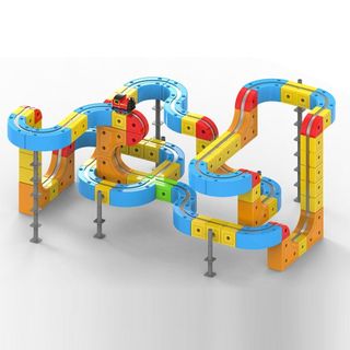 ITRUMPET Đường ray từ tính Xe lửa, Đồ chơi đường sắt bằng nhựa lái xe ổn định mượt mà, Đồ chơi thông minh chống trọng lực thú vị Xe lửa điện Đồ chơi trẻ em