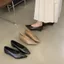 Giày Mũi Nhọn TT Nữ Giày Nêm Slip-On Giày Chuyên Nghiệp Không Mệt Mỏi Chân