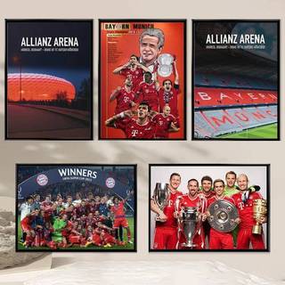 Tranh canvas trang trí bóng đá Bayern Munich