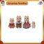 Sylvanian Families Doll [Caramel Dog Family] FS-35 ST Mark Certified, for ages 3 and up, Toy Dollhouse, EPOCH
