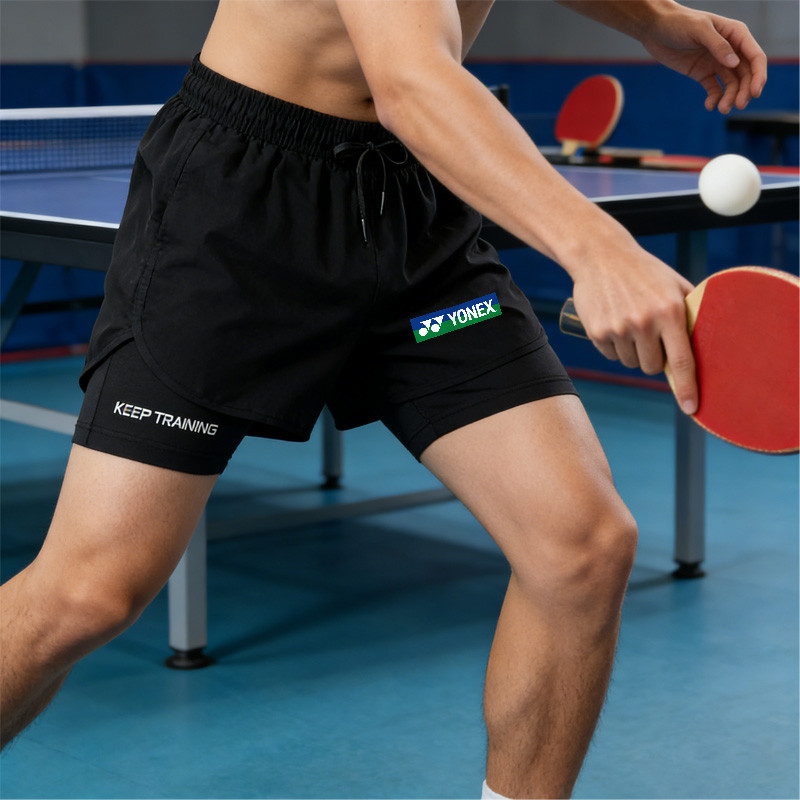 Quần short cầu lông YONEX dành cho nam và nữ, phù hợp thi đấu và tập luyện, bền bỉ cho chạy bộ và marathon