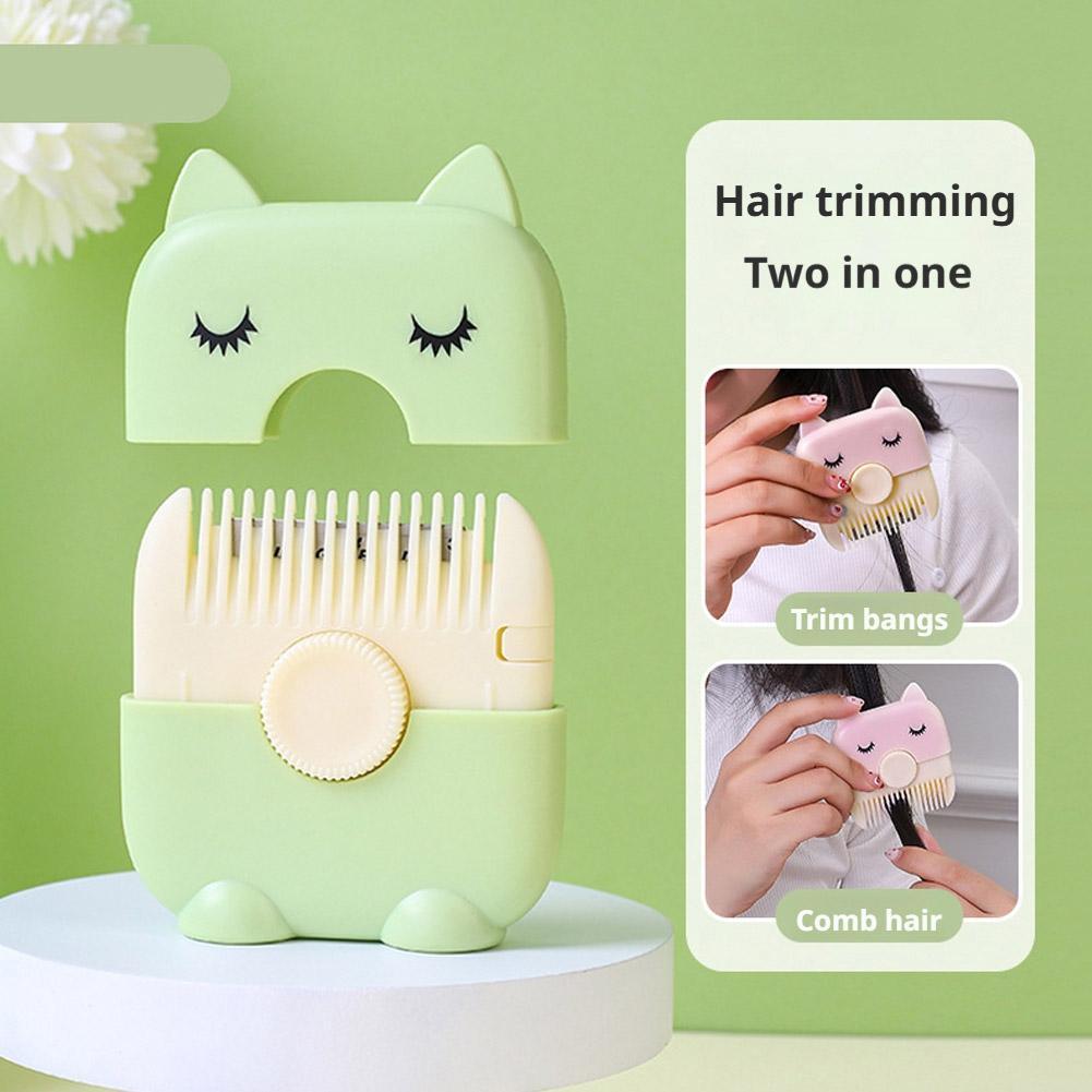Tông Đơ Cắt Tóc 2in1 Cho Bé Cắt Tóc Lược Viền Trẻ Em Tóc Nổ Clipper B1a7