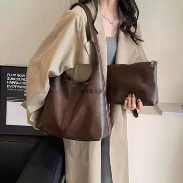 Túi Melade Túi Nữ Túi Nữ Năm nay Túi Dung Tích Lớn Phổ Biến Túi Tote Retro Túi Lớn Thu Đông Túi Đeo Vai Trẻ Em-Nữ Túi Đi Làm Túi Chống Thấm Nước Túi Melade Nữ Phổ Biến Năm nay Dung Tích Lớn