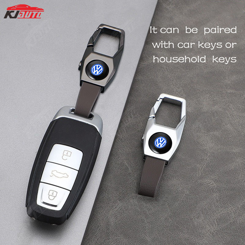 VW Volkswagen Da Kim Loại Xe Móc Khóa Cao Cấp Khóa Phong Cách Móc Khóa Xe Máy Móc Khóa Cho Polo Fox Gol Up Golf Beetle Santana Sagitar Tiguan Passat