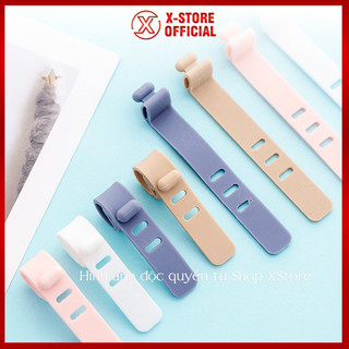 Dây buộc chống rối dây sạc, tai nghe, phụ kiện silicone nhỏ gọn, chống thất lạc, dây buộc chống rối siêu tiện lợi SCCS