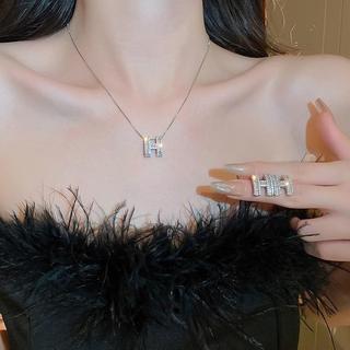 Bộ Bông Tai và Vòng Cổ Chữ H Thời Trang, Đơn Giản Cho Nữ