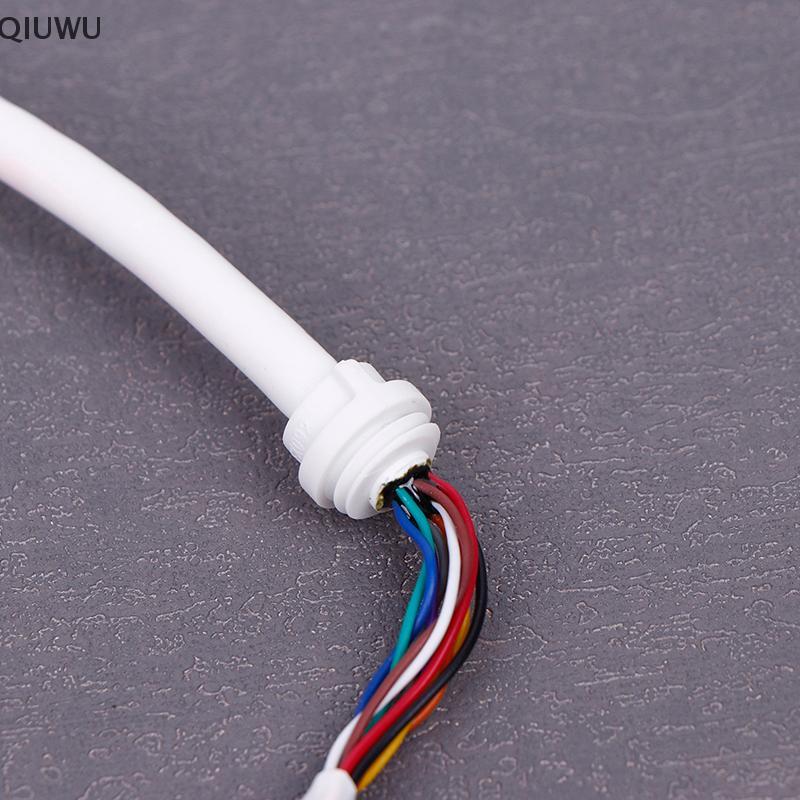 Cáp đuôi máy ảnh QIUWU Cáp Ethernet Lan Cáp mạng PoE RJ45 10 chân 10 lõi cho camera IP.