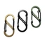 5 chiếc S Loại Carabiner, Móc khóa Mini 3 màu hợp kim nhôm, Chất lượng cao có khóa Móc khóa chống trộm