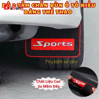 Bộ 2 tấm chắn bùn xe ô tô,chống nước bẩn,bàn đất bắn lên xe sire 43x23 và 27x23