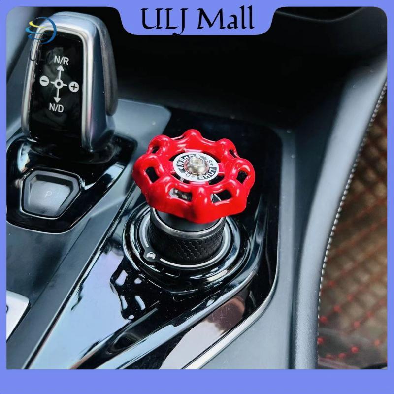 ULJ Xe Xoay Núm Trang Trí Van Kim Loại Handwheel Phụ Kiện Ô Tô Nội Thất Cho Núm Điều Khiển Bánh Răng Dịch Chuyển Núm Nút Stier.