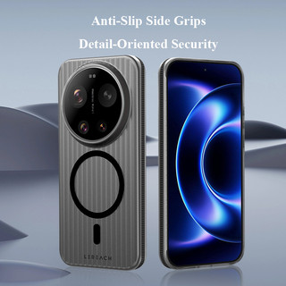 Ốp điện thoại Pc từ tính Lereach cho Xiaomi 17 Ultra Vỏ điện thoại siêu mỏng Chống vân tay Vỏ bảo vệ PC chống trượt