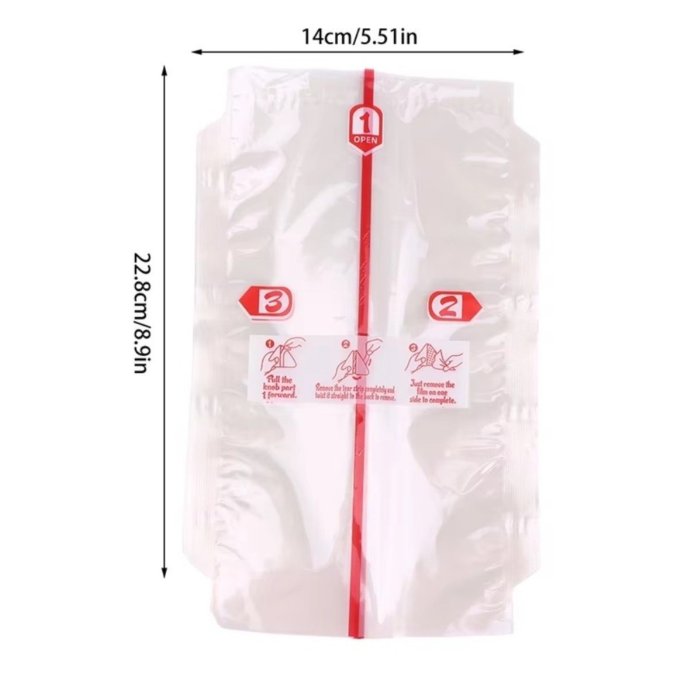 ICUCKO 100 Chiếc Túi Sushi Onigiri, Nori Nori Rong Biển Onigiri Tam Giác Cơm Túi Đóng Gói, Túi Nhựa Bọc Dùng Một Lần PP Hai Lớp