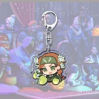 Móc khóa VALORANT ver EMOJI in hình game anime chibi trong acrylic phụ kiện xinh xắn tiện lợi_ĐH Women Nữ