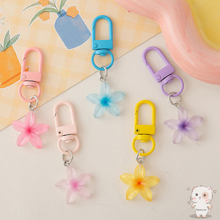 【Chamvn】móc khóa chuyền điện thoại hoa nhỏ trong suốt dễ thương Ốp chuyền ốp lưng tai nghe Trang trí