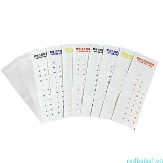 Redbaiaa1 Miếng Dán Bàn Phím Trong Suốt Truyền Thống Trung Quốc Ngữ Âm Đài Loan Bàn Phím Máy Tính Dán Phim Notebook Keyboa