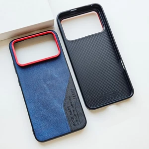 DÀNH CHO HONOR WIN Ốp Điện Thoại Kinh Doanh Sang Trọng Bảo Vệ Denim Khâu Da Hạt Case WINRT