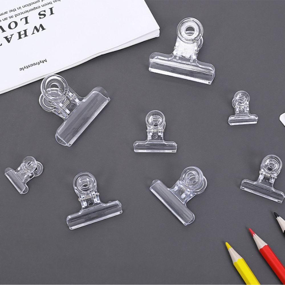 THFENG Kẹp đuôi dài Acrylic Đồ dùng văn phòng Thiết thực Bảo quản thực phẩm