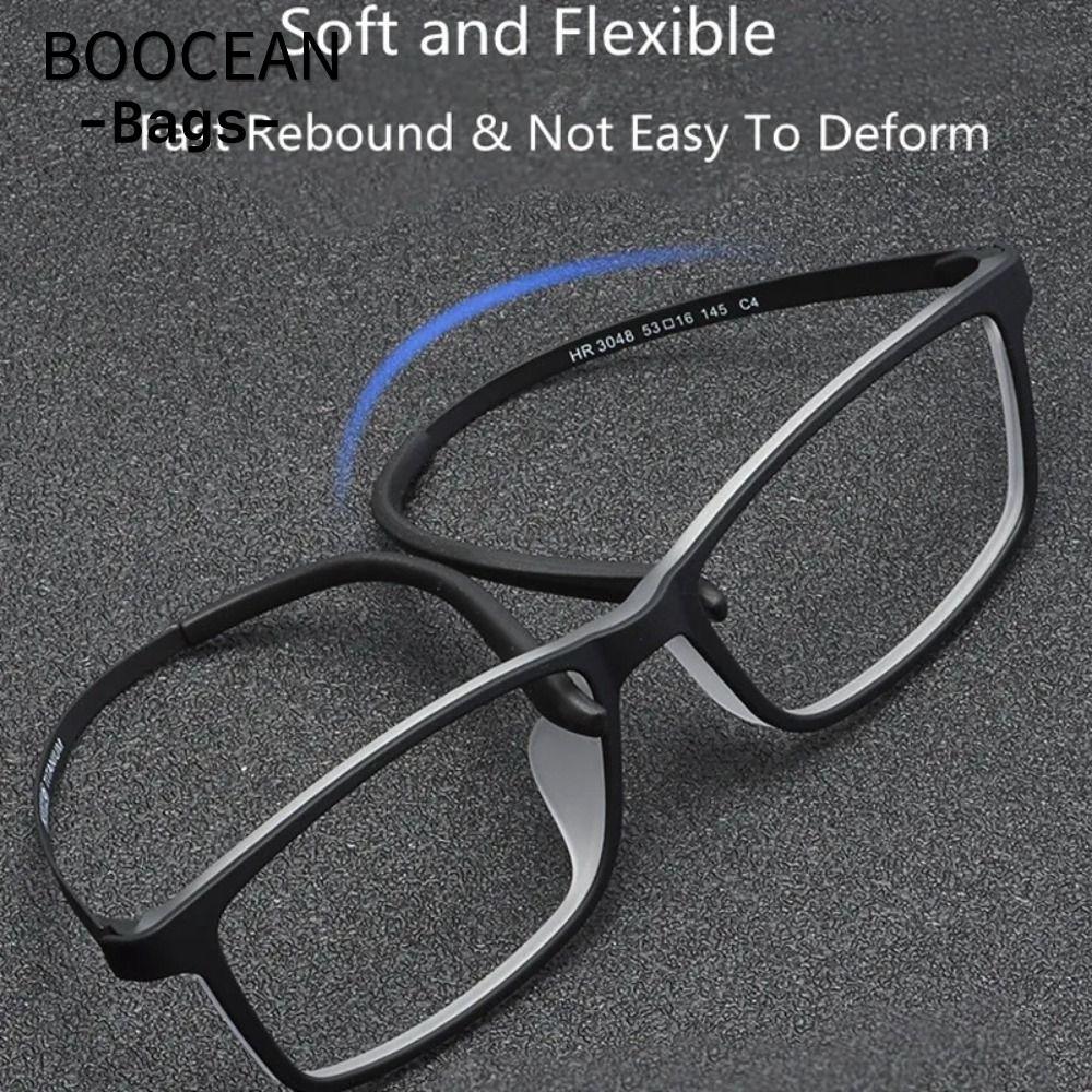 BOOCEAN Kính đọc sách chống ánh sáng xanh, Kính mắt doanh nhân chặn màu xanh, Kính cường lực siêu nhẹ thể thao thoải mái ngoài trời