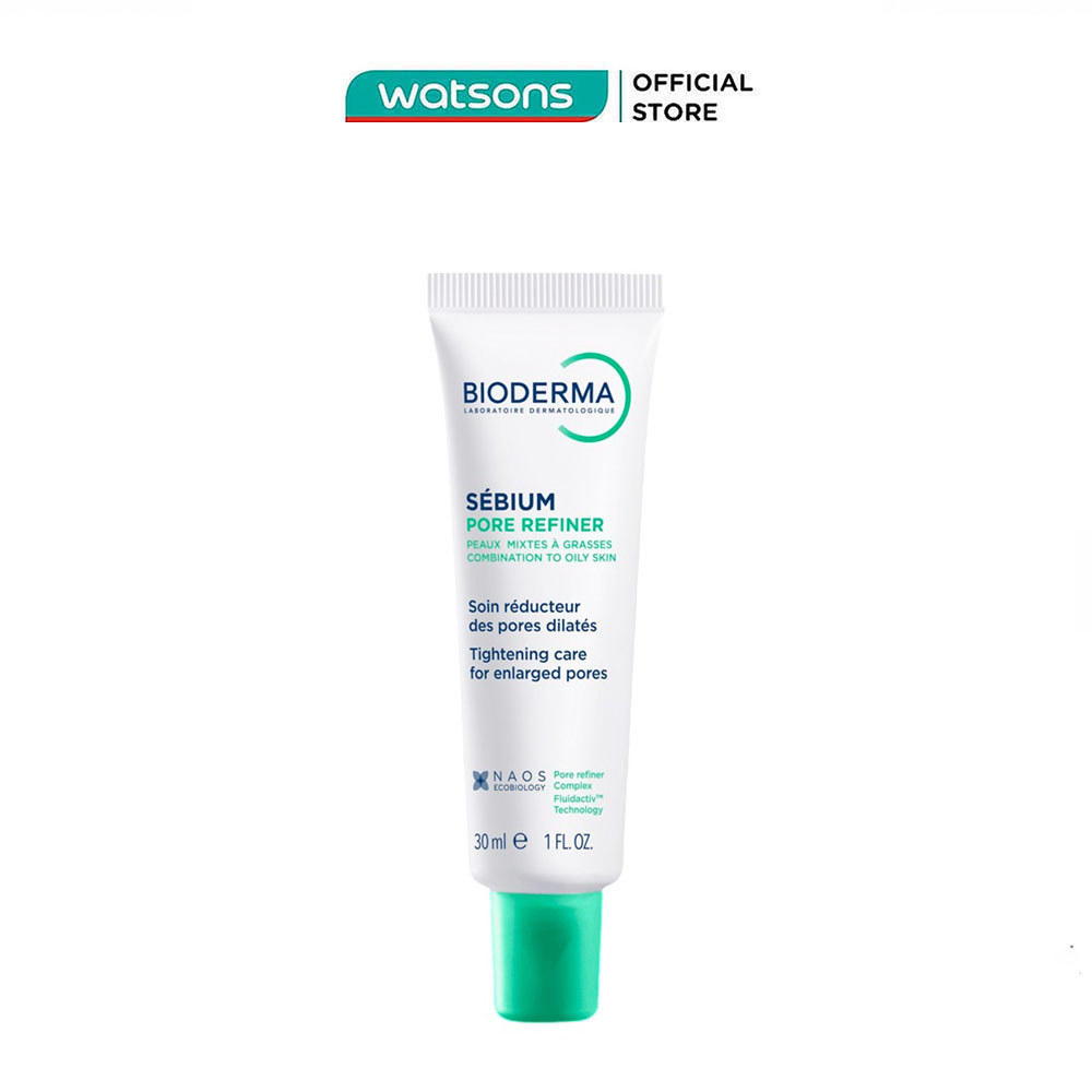 Kem Làm Se Khít Lỗ Chân Lông Và Giảm Dầu Cho Da Nhờn Bioderma Sebium Pore Refiner 30ml