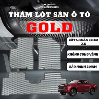 Thảm lót sàn ô tô Mazda BT50 TH Accessories Full bộ có Cốp cao su cao cấp chống thấm dễ vệ sinh