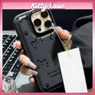 Ốp lưng cấu trúc nệm khí Cho iPhone 11/12/13/XR/14/15/16/17/7/XR Pro Max Plus Ốp lưng bao quanh thời trang Mèo
