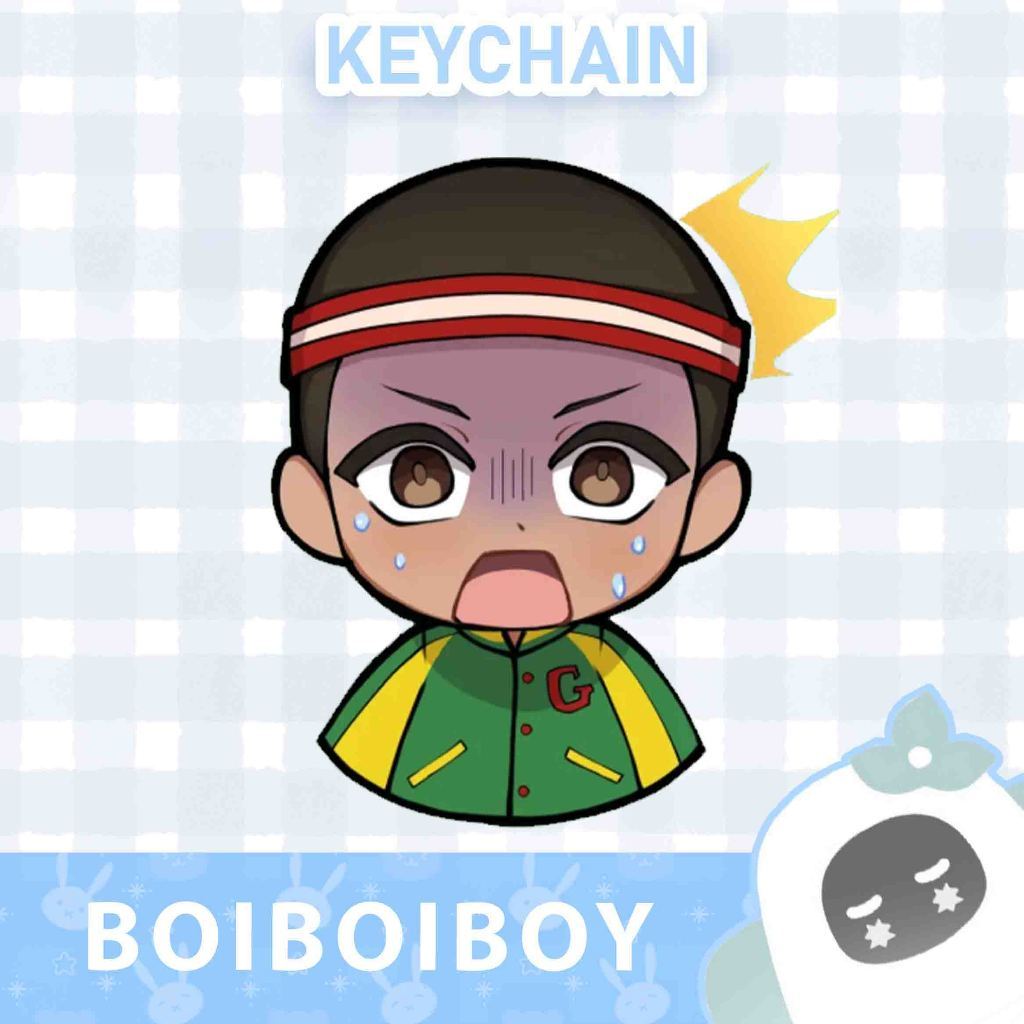 Móc chìa khóa ganci/BoBoiBoy Art by pochi Acrylic