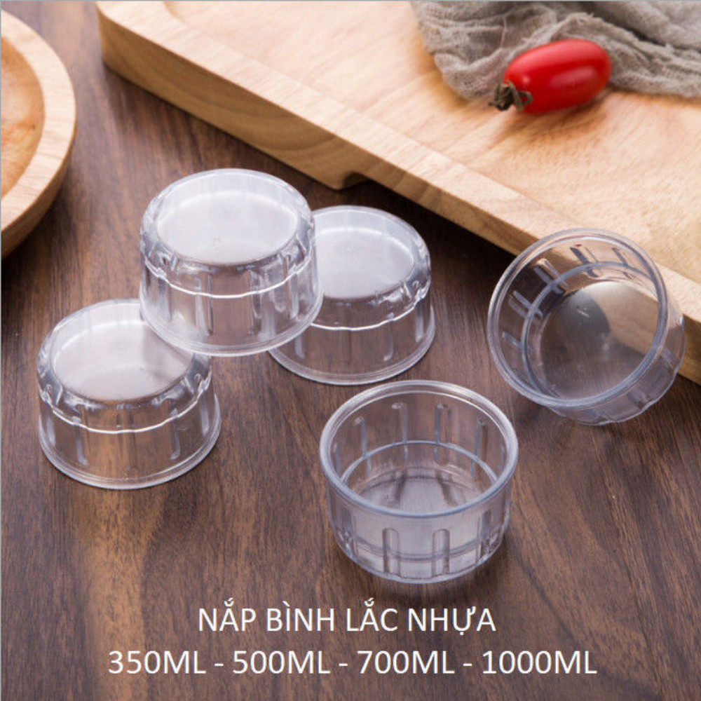 Nắp Bình Shaker Vừa Khít Chất Liệu Nhựa Bền, An Toàn Thực Phẩm Chống Tràn Và Dễ Thay Thế