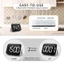 Hẹn giờ nhà bếp kỹ thuật số Yoo có màn hình LED có thể điều chỉnh âm lượng đếm ngược từ tính cho lớp học tại nhà Offic