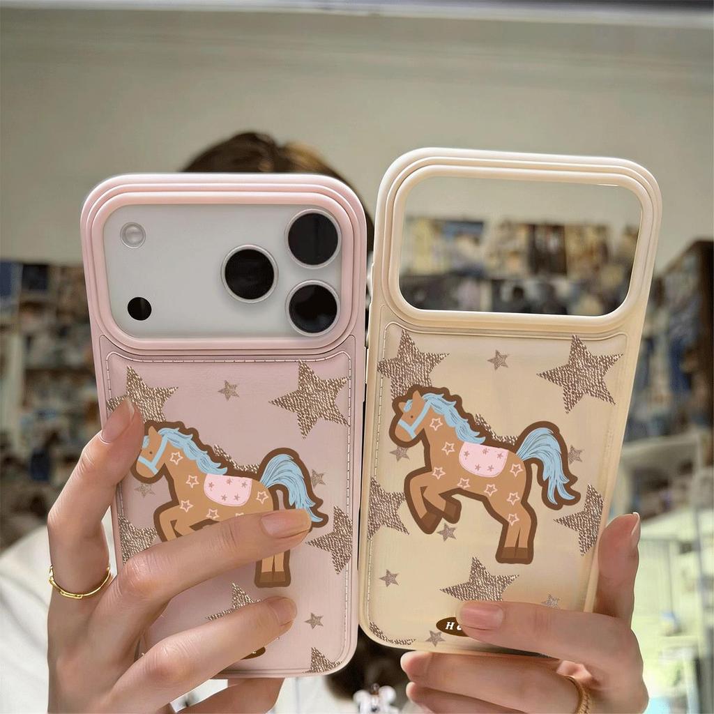 Star Dream Pony cho iPhone16promax Nữ 15iPhone14 SoftCase 13P trường hợp điện thoại 11
