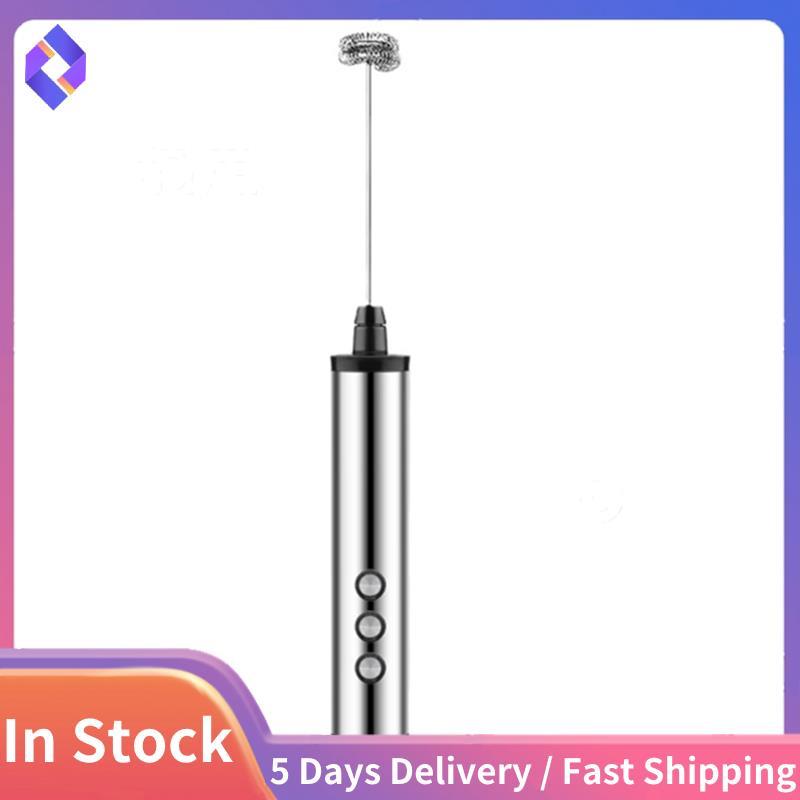 Máy trộn cầm tay Mini Máy đánh trứng bằng thép không gỉ có thể tháo rời 3 trong một Máy tạo bọt sữa cầm tay 3 tốc độ có thể điều chỉnh