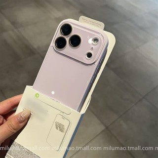 Ốp Điện Thoại Thủy Tinh Pha Lê Silicon Sang Trọng Cho iPhone17 16 15 14 13 12 11 Pro Max Chống Sốc Bảo Vệ Camera Ốp Lưng Cứng Chống Rơi