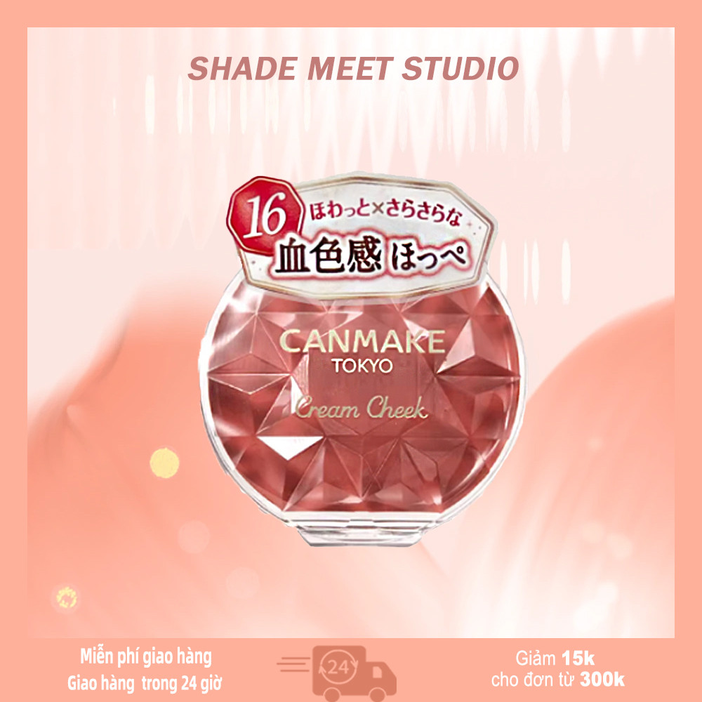 Má Hồng Canmake - Tạo Lớp Màu Tươi Sáng, Dưỡng Da Và Lâu Trôi