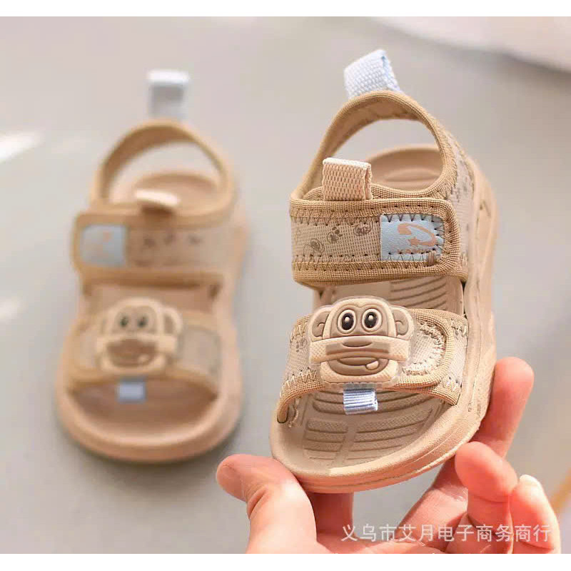 ( hàng sẵn ) sandal đèn led quai dán bé trai dép quai hậu cho bé kiểu dáng thể thao khâu đế bền đẹp chống trượt C41