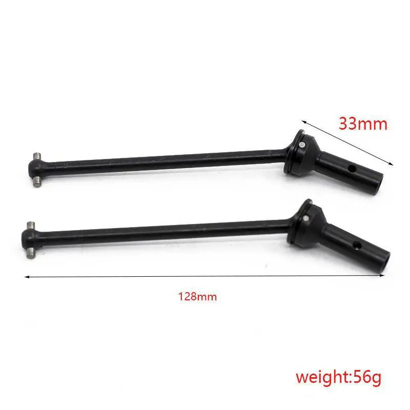 4 Trục truyền động trước và sau bằng kim loại CVD cho Arrma 1 / 8 Typhon 6S 1 / 7 Vi phạm 6S Không giới hạn 6S BLX RC Xe nâng cấp các bộ phận