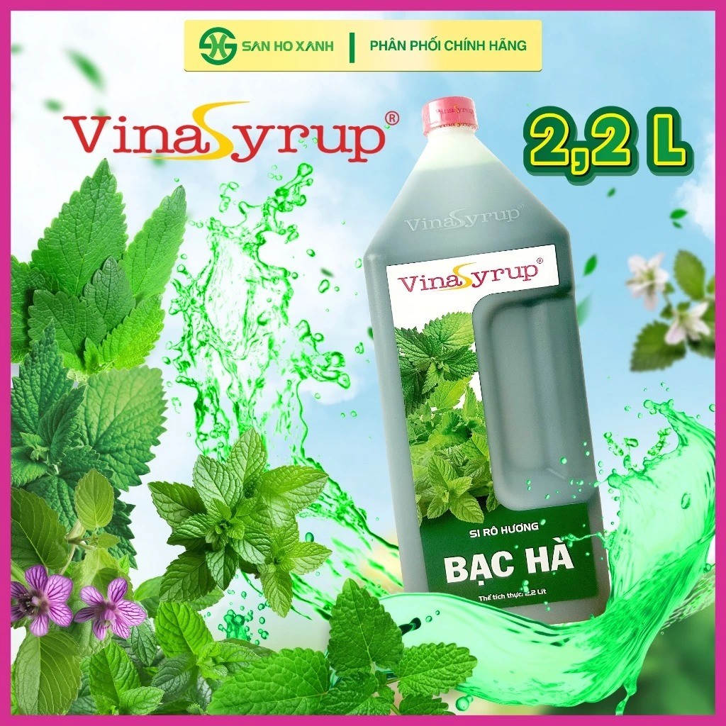 Siro Vina can 2.2L - siro pha chế