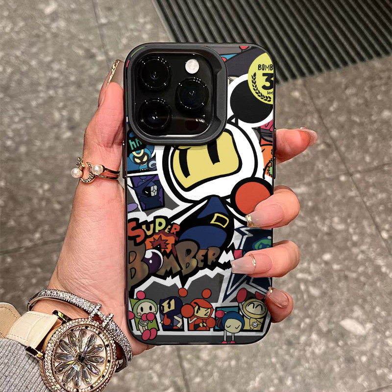 Tide Play Stickers Big Crash cho 16 trường hợp iPhone 17Air Frosted Meta Air Trường hợp 14 13 11Pro
