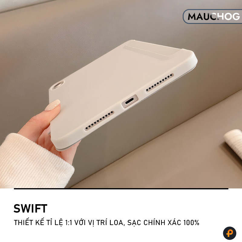 Bao Da iPad Màu Pastel Chống Sốc Siêu Mỏng Cho iPad Pro M5 M4 M2 M1 Air 7 6 5 4 Gen 11 10 Mini 7 6
