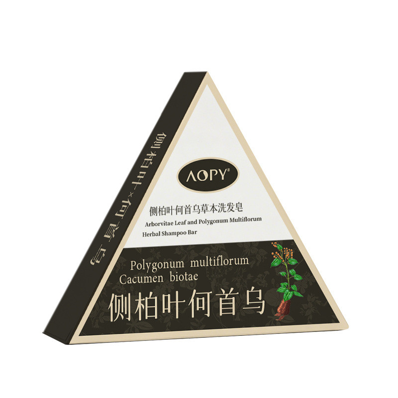 AOPY Side Cypress Xà Phòng Handmade Kiểm Soát Dầu Thảo Dược Tam Giác Polygonum Multiflorum 3.6