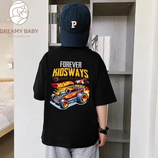COD✅ (Hồ Chí Minh)DREAMY BABY 2-12 tuổi|Inkjet hoa kiểu Hàn|Áo chất lượng cao kiểu Hàn Quốc|In hình xe đua hoạt hình